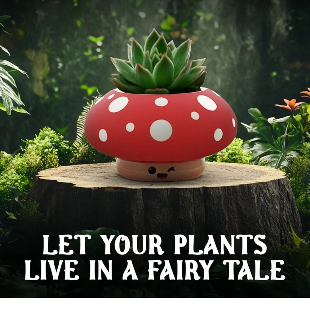 Shumiez Mushroom Planter, NIB 🍄 🌱 - Picture 6 of 16